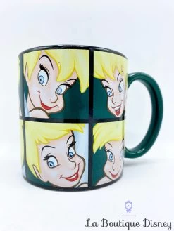 Tasse Fée Clochette Disney Mug Peter Pan Vert Humeur Visage XXL
