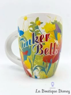 Tasse Fée Clochette TinkerBell Disney Store Mug Peter Pan Fleurs Multicolores -Disney tasse fee clochette tinker bell couleurs disney store mug ete fleurs 5