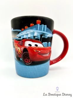 Tasse Flash McQueen Cars Disney Store Exclusive Mug Lightning Voiture Rouge