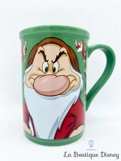 Tasse Grincheux Grumpy Disney Store Mug Blanche Neige Et Les Sept Nains Vert