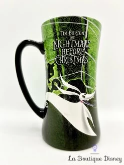 Tasse Jack Skellington Disney Store Exclusive Mug L'étrange Noël De Monsieur Jack Zéro Noir Vert -Disney tasse jack skellington zero vert disney store mug nightmare before christmas haut 4