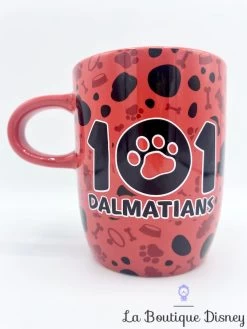Tasse 101 Dalmatians Disney Store Mug Rouge Noir Les 101 Dalmatiens Chien -Disney tasse les 101 dalmatiens disney store mug rouge noir tache empreinte chien os 2