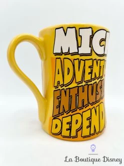 Tasse Mickey Mouse Adventurous Enthusiastic Dependable Disney Store Mug Jaune -Disney tasse mickey mouse adventure enthusias dependab disney store mug jaune 2