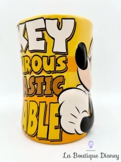 Tasse Mickey Mouse Adventurous Enthusiastic Dependable Disney Store Mug Jaune -Disney tasse mickey mouse adventure enthusias dependab disney store mug jaune 4