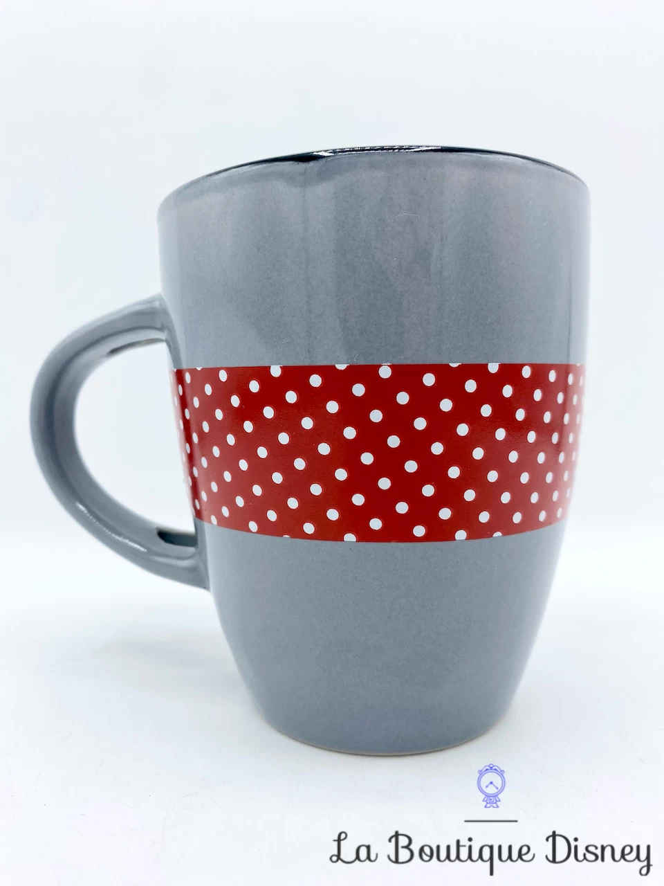 Tasse Minnie Mouse Pois Disney Mug Gris Rouge Noir 5 Tasse Minnie Mouse Pois Disney Mug Gris Rouge Noir – Image 3