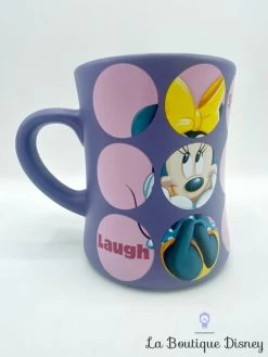 Tasse Minnie Mouse Pois Disney Store Mug Violet Cutie Smile Laugh -Disney tasse minnie mouse pois disney store violet rose mug cute laugh smile 4