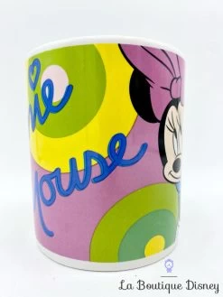 Tasse Minnie Mouse Disney Mug Rose Vert Jaune -Disney tasse minnie mouse rose bleu vert jaune disney mug 1