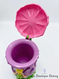 Tasse Plastique Fée Clochette Disney On Ice Mug Verre Violet Couvercle -Disney tasse plastique fee clochette disney on ice cuillere couvercle fleur 4