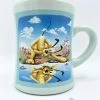 Tasse Pluto Reflet The Disney Store Mug Bleu Chien Jaune Eau Rivière -Disney tasse pluto eau reflet disney store mug bleu mare lac 2