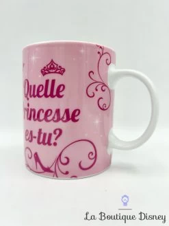 Tasse Quelle Princesse Es-tu Disney Mug Cendrillon Blanche Neige Aurore Rose -Disney tasse princesses blanche neige aurore cendrillon quelle princesse es tu disney mug rose 4