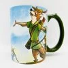 Tasse Robin Des Bois Disney Store 2018 Mug Petit Jean Vert -Disney tasse robin des bois disney store mug vert dessin croquis scene film 1