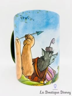 Tasse Robin Des Bois Disney Store 2018 Mug Petit Jean Vert -Disney tasse robin des bois disney store mug vert dessin croquis scene film 3