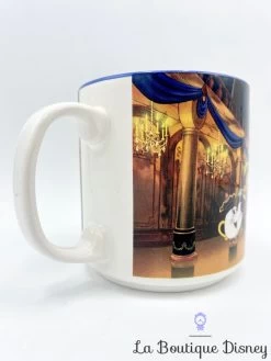 Tasse Scène La Belle Et La Bête Disney Mug Film Big Ben Lumière Samovar Zip Bal Château -Disney tasse scene la belle et la bete disney england mug scene film bal danse 5