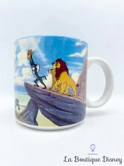 Tasse Scène Le Roi Lion Disney The Lion King Mug Scène Films Savane Animaux Rocher