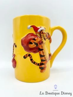 Tasse Tigrou Noël Disney Store Mug Winnie L'ourson Orange Relief 3D 9 Tasse Tigrou Noël Disney Store Mug Winnie L'ourson Orange Relief 3D -Disney tasse tigrou noel jaune disney store mug winnie ourson cadeaux 0