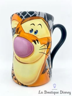 Tasse Tigrou Tigger Disney Store Mug Winnie L'ourson Noir Orange