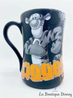 Tasse Tigrou Tigger Disney Store Mug Winnie L'ourson Noir Orange -Disney tasse tigrou noir orange disney store mug winnie ourson portrait 3