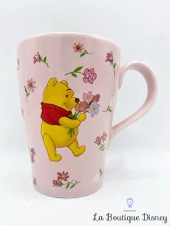Tasse Winnie L'ourson Fleurs The Disney Store Mug Bouquet Rose -Disney tasse winnie ourson fleurs disney store mug rose 3