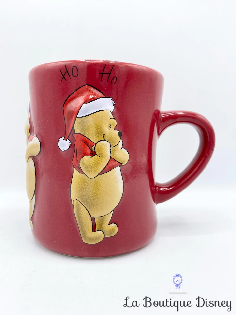 Tasse Winnie L'Ourson Disney Store Exclusive Mug Noël Rouge Ho Ho Relief 3D 3 Tasse Winnie L'Ourson Disney Store Exclusive Mug Noël Rouge Ho Ho Relief 3D