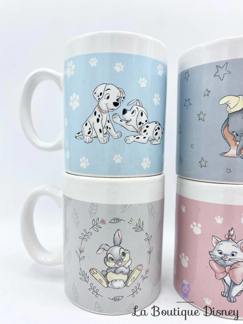 Set Mini Tasses Animaux Disney 2017 Mug Expresso 101 Dalmatiens Dumbo Panpan Marie 4 Set Mini Tasses Animaux Disney 2017 Mug Expresso 101 Dalmatiens Dumbo Panpan Marie – Image 2