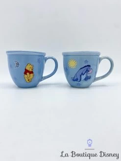 Tasses Expresso Winnie L'ourson Bourriquet Breakfast Club Disney Store Mug étoiles Bleu