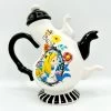 Théière Alice Aux Pays Des Merveilles Disney Curiouser And Curiouser Blanc Noir -Disney theiere alice au pays des merveilles disney curiouser 1