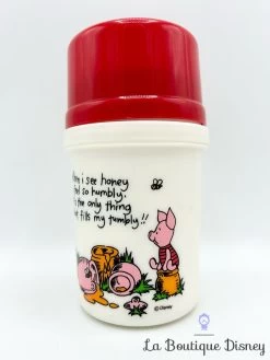 Thermos Winnie L'ourson Porcinet Disney Vintage When I See Honey Gourde Mug Voyage Plastique -Disney thermos winnie ourson porcinet disney vintage when i so honey plastique rouge cafe 3