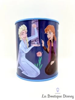 Tirelire Métal Anna Elsa La Reine Des Neiges 2 Disney Frozen W&O Products Bleu