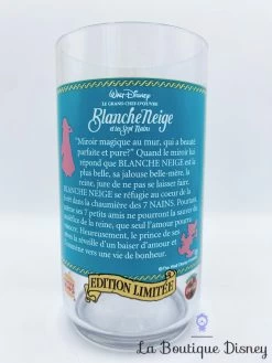 Verre Blanche Neige Et Les Sept Nains Walt Disney Les Grands Classiques Édition Limitée Burger King 1995 Vintage -Disney verre blanche neige et les sept nains edition limitee burker king disney 1995 vintage 8