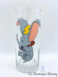 Verre Dumbo Disney éléphant Gris Transparent