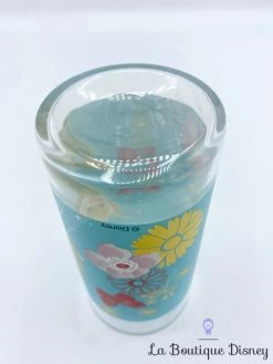 Verre Fée Clochette Disney Peter Pan Fleurs Papillons Bleu -Disney verre fee clochette disney bleu peter pan fleurs papillons 3