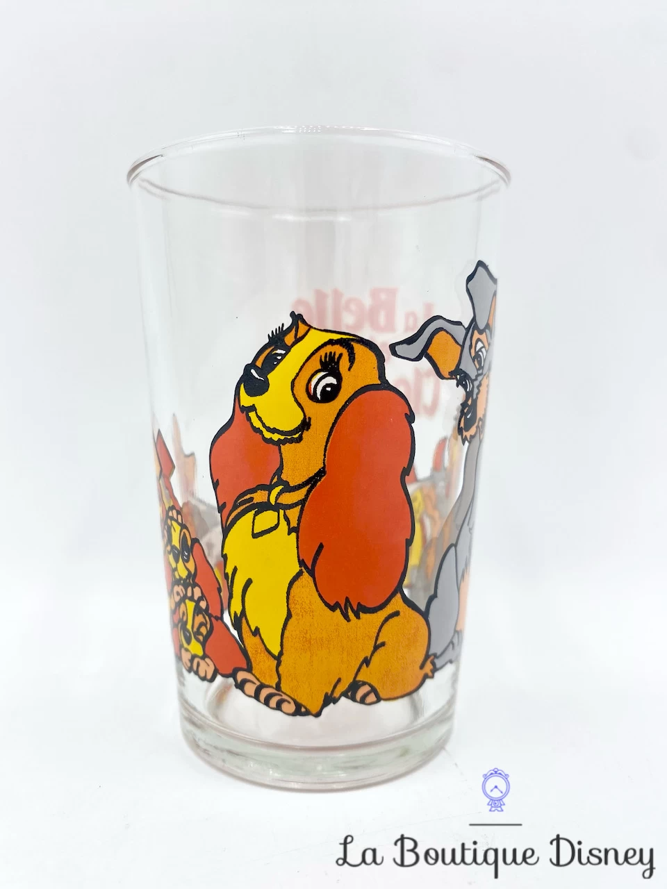Verre Ducros La Belle Et Le Clochard Disney VMC Reims Vintage Moutarde 3 Verre Ducros La Belle Et Le Clochard Disney VMC Reims Vintage Moutarde