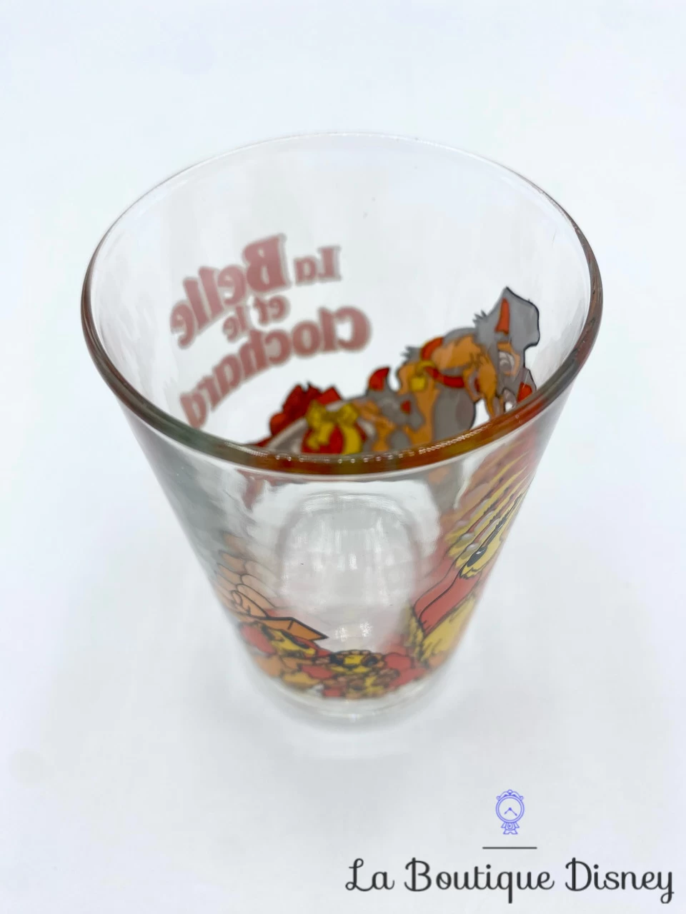 Verre Ducros La Belle Et Le Clochard Disney VMC Reims Vintage Moutarde 7 Verre Ducros La Belle Et Le Clochard Disney VMC Reims Vintage Moutarde – Image 5
