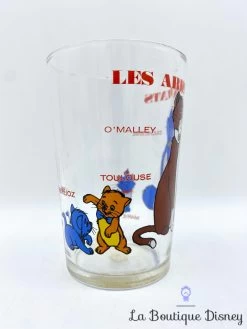 Verre Les Aristochats Walt Disney Productions VMC Reims Vintage Moutarde Chats -Disney verre les aristochats walt disney productions vintage moutarde chats 1