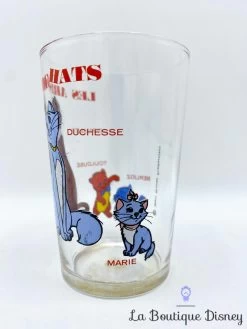 Verre Les Aristochats Walt Disney Productions VMC Reims Vintage Moutarde Chats -Disney verre les aristochats walt disney productions vintage moutarde chats 4