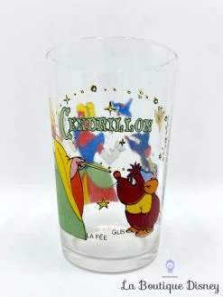 Verre Cendrillon Walt Disney Productions Vintage Moutarde Marraine Gus -Disney verre moutarde cendrillon walt disney productions vintage marraine fee gus 4