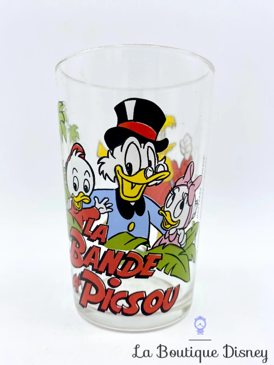 Verre La Bande à Picsou Disney Moutarde Ducros Vintage 3 Verre La Bande à Picsou Disney Moutarde Ducros Vintage
