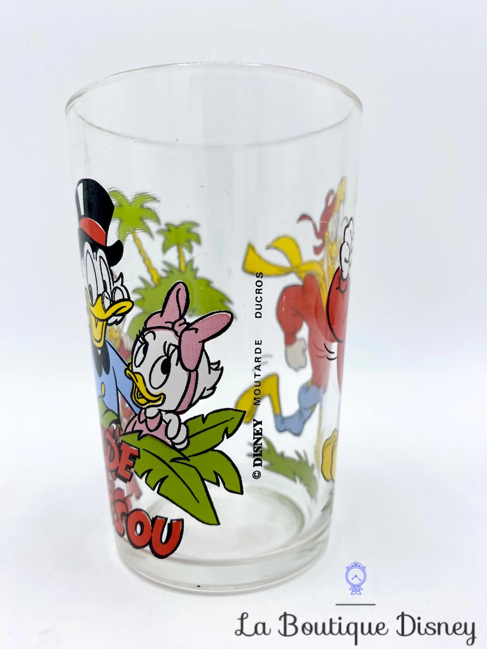 Verre La Bande à Picsou Disney Moutarde Ducros Vintage 4 Verre La Bande à Picsou Disney Moutarde Ducros Vintage – Image 2