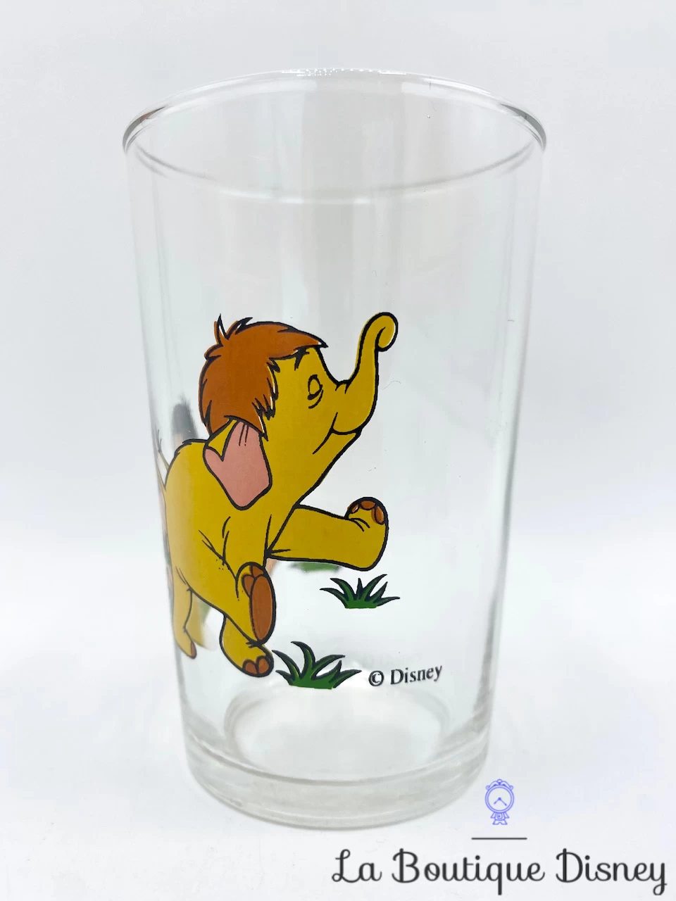 Verre Mowgli Junior Disney Le Livre De La Jungle Petit Homme éléphant Moutarde Vintage 4 Verre Mowgli Junior Disney Le Livre De La Jungle Petit Homme éléphant Moutarde Vintage – Image 2