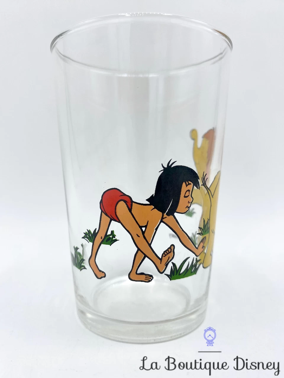 Verre Mowgli Junior Disney Le Livre De La Jungle Petit Homme éléphant Moutarde Vintage 5 Verre Mowgli Junior Disney Le Livre De La Jungle Petit Homme éléphant Moutarde Vintage – Image 3