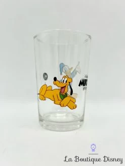 Verre Donald Pluto Mickey Et Ses Amis Disney Carrefour Moutarde -Disney verre pluto donald duck mickey et ses amis disney carrefour moutarde 1