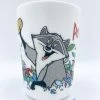 Verre Meeko Percy Disney Pocahontas Vintage Gobelet Céramique -Disney verre pocahontas meeko percy vintage arcopal gobelet disney 4