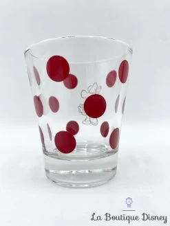 Verre Shooter Minnie Mouse Pois Disney Verre à Digestif Shot Rouge -Disney verre shooter minnie mouse pois disney shot digestif