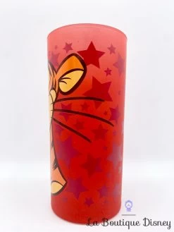 Verre Tigrou Disney Store Exclusive Winnie L'ourson étoiles Rouge -Disney verre tigrou visage rouge disney store exclusive winnie ourson 2