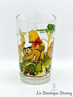 Verre Winnie L'ourson Castor Disney VMC Reims Vintage Moutarde 9 Verre Winnie L'ourson Castor Disney VMC Reims Vintage Moutarde -Disney verre winnie ourson coco lapin walt disney productions vmc reims vintage moutarde 1