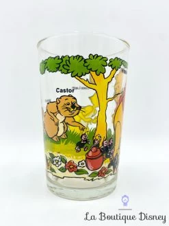 Verre Winnie L'ourson Castor Disney VMC Reims Vintage Moutarde 10 Verre Winnie L'ourson Castor Disney VMC Reims Vintage Moutarde -Disney verre winnie ourson coco lapin walt disney productions vmc reims vintage moutarde 6