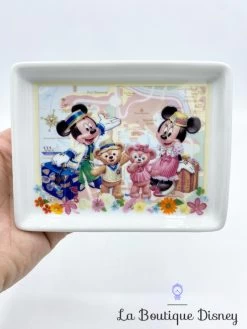 Vide Poche Mickey Minnie Duffy ShellieMay Tokyo Disney Sea Céramique Carte Voyage